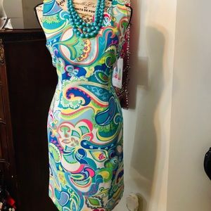 Paisley Print Dress
